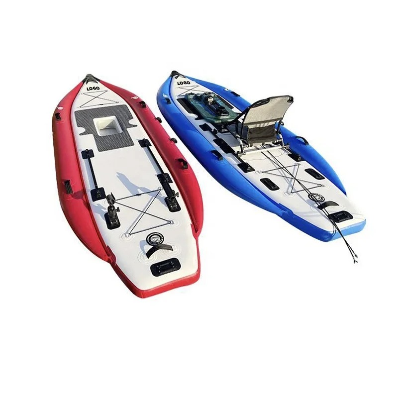 Fishing Kayak Seat - 340*115*15cm LLDPE+PVC Foot Pedal Drive Canoe