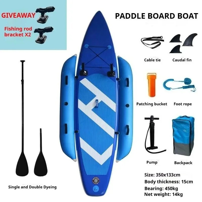 Inflatable SUP Kayak Fishing B - đánh giá và giá Fishing Kayak Rod Holder