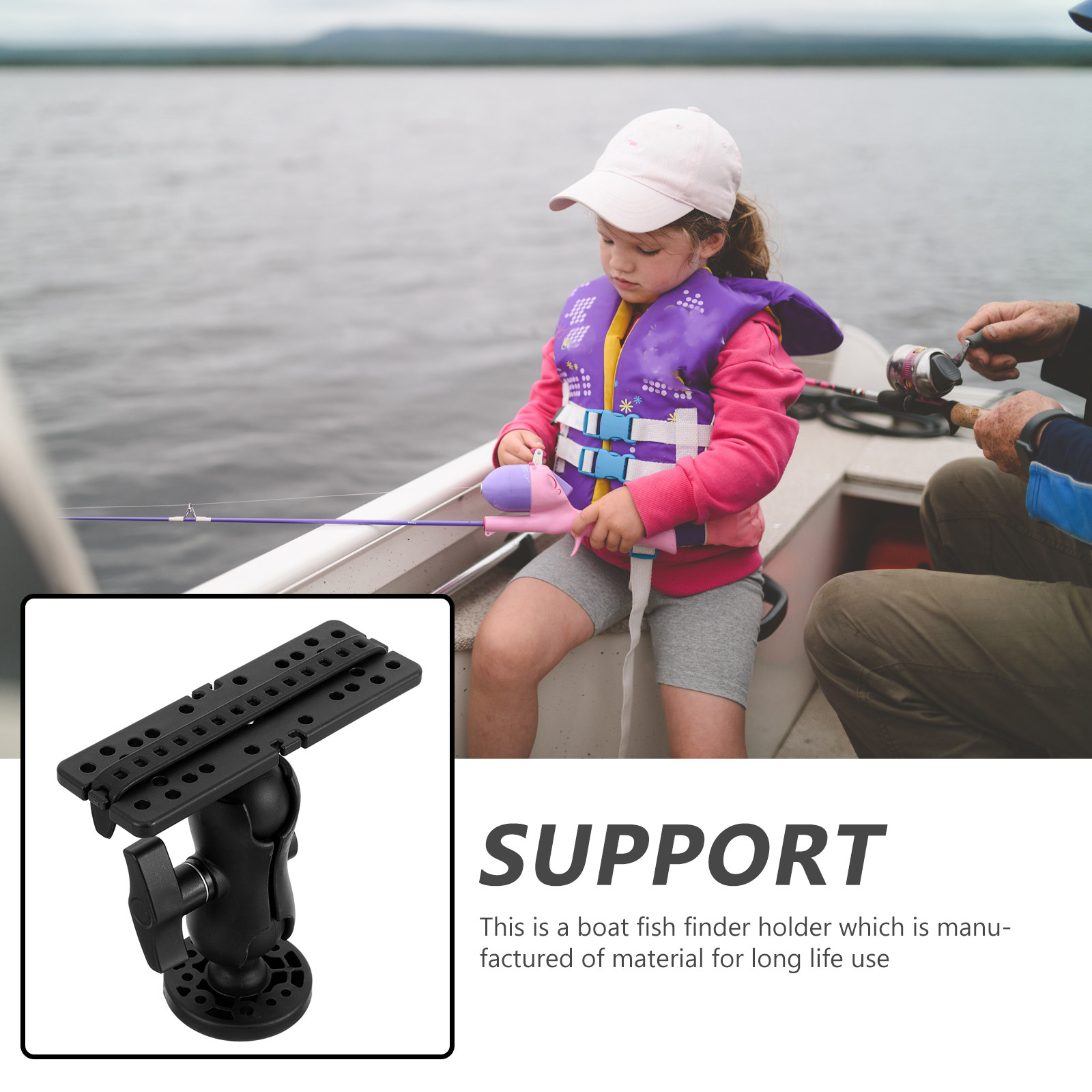 Robust Fish Finder Holder Moun - đánh giá và giá Fishing Kayak Fish Finder Mount