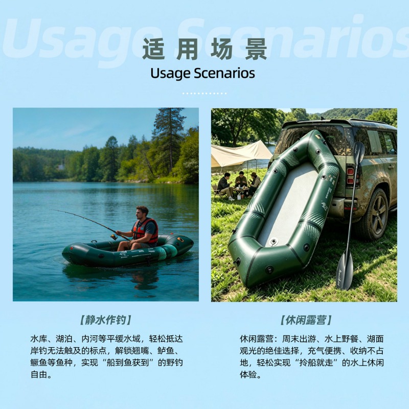 BLFst Fly Fishing Boat TPU Bac - đánh giá và giá Fishing Kayak Inflatable