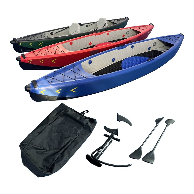 New Design 4.2m Portable Infla - đánh giá và giá Fishing Kayak Inflatable