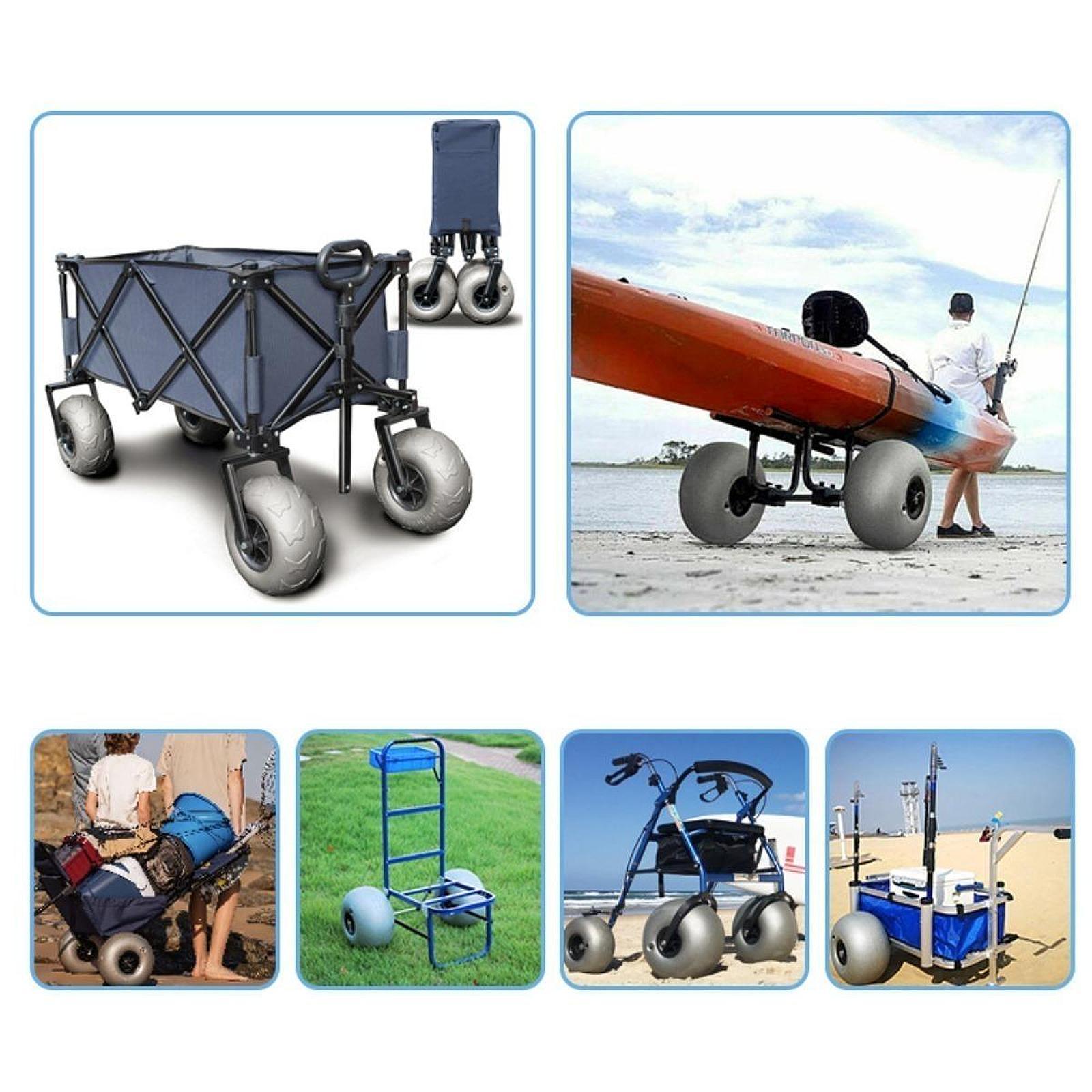 16 Inch Balloon Wheels Replace - đánh giá và giá Fishing Kayak Cart