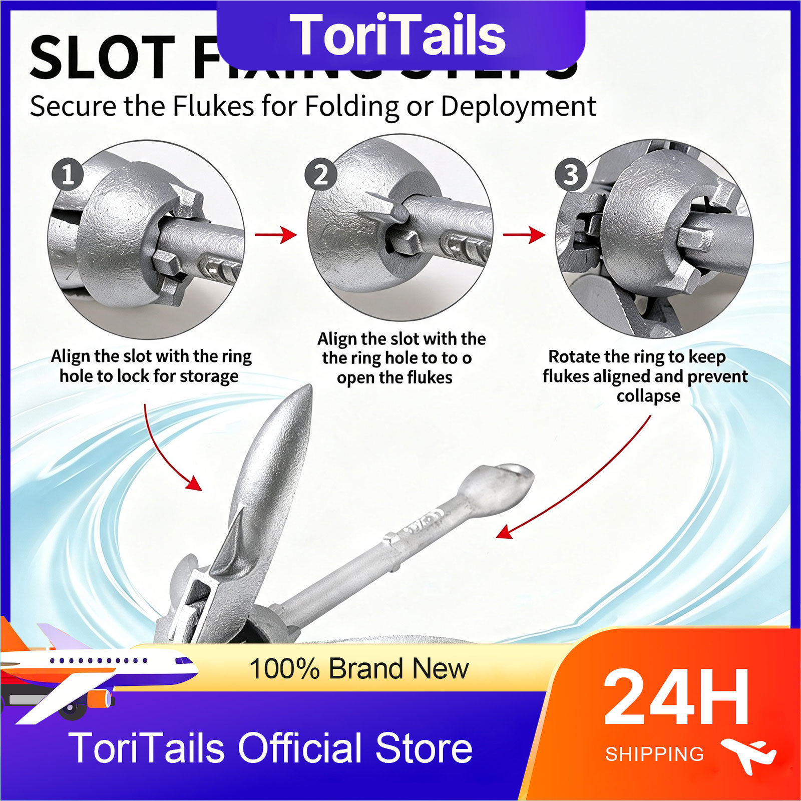 KOETSU Collapsible Boat Anchor - đánh giá và giá Fishing Kayak Anchor