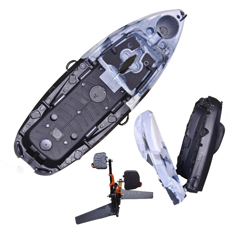 2.5m Pro Angler Plastic Foldin - đánh giá và giá Fishing Kayak Seat