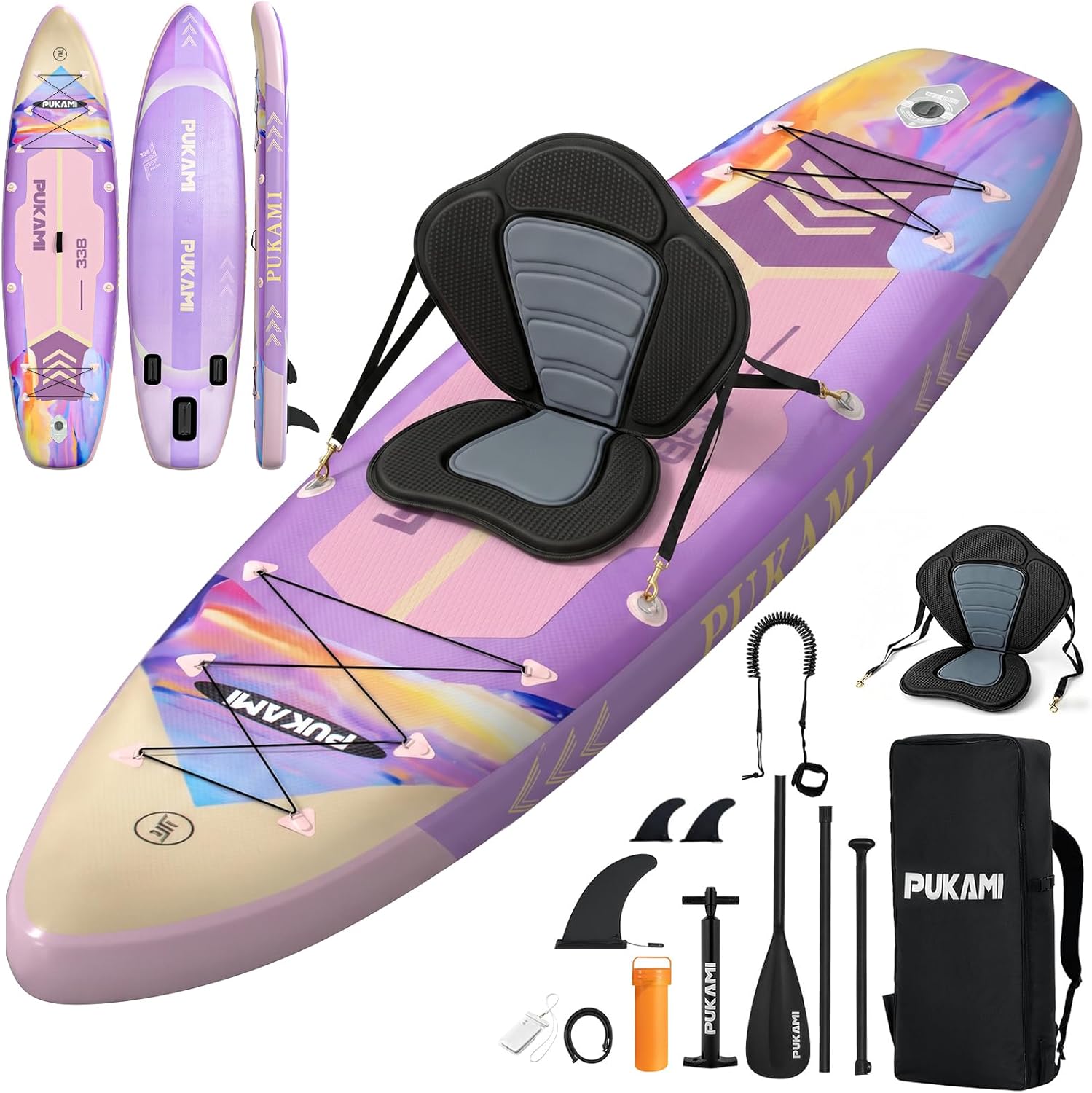 Extra Wide Inflatable Stand Up - đánh giá và giá Fishing Kayak Seat